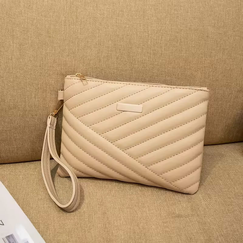 Clutch Handbag for Women – Brown