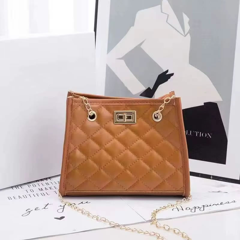 Chain Strap Messenger Fashion Handbag for Women – Red