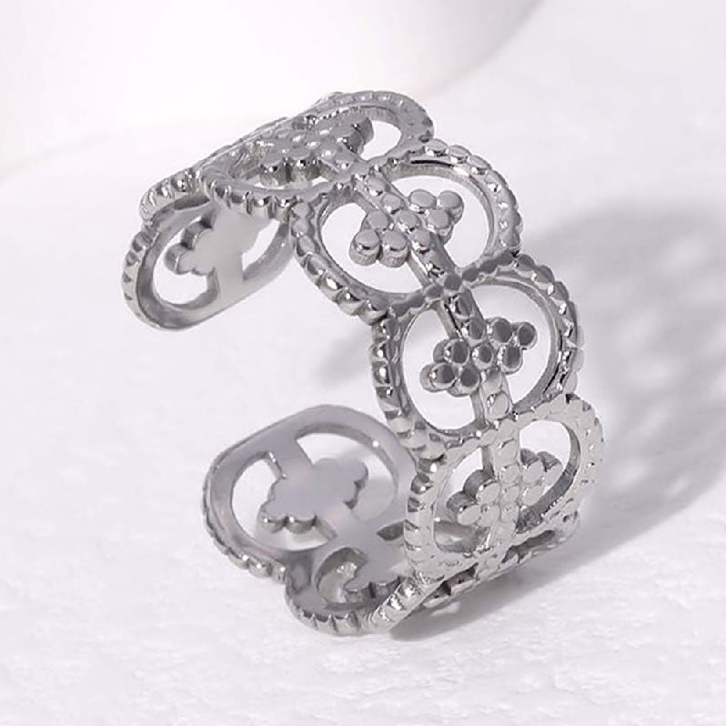 Adjustable Vintage Hollow Open Ring for Women