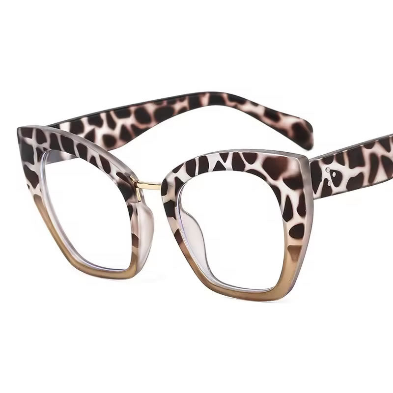 Oversized Cat Eye Glasses for Women – Havana