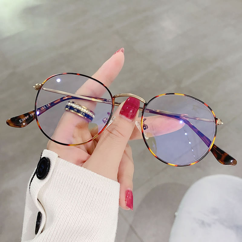 Classic Round Glasses for Women – Brown