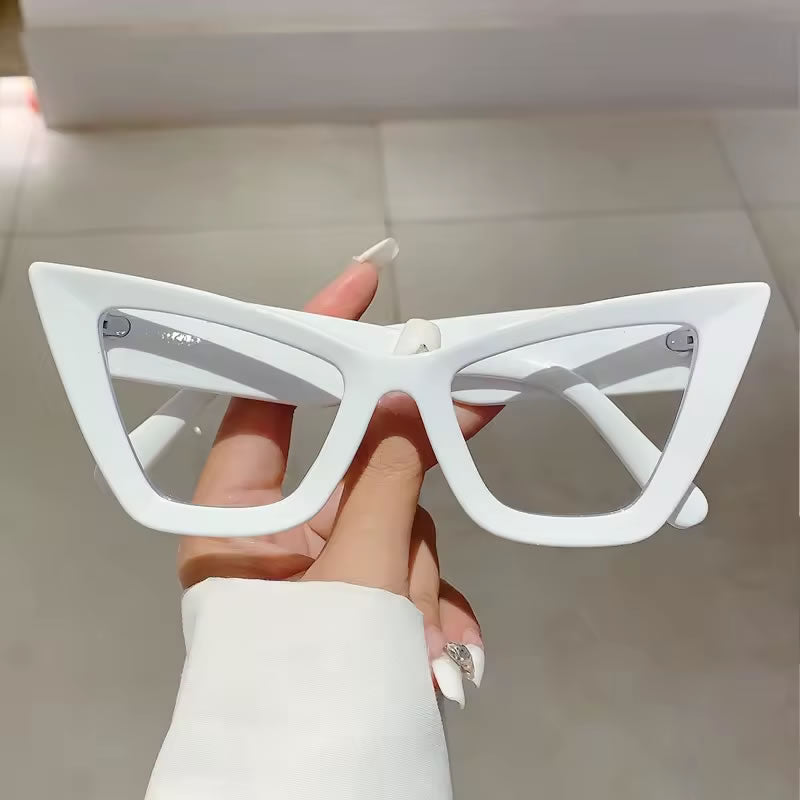Pointy Cat Eye Glasses for Women – Black