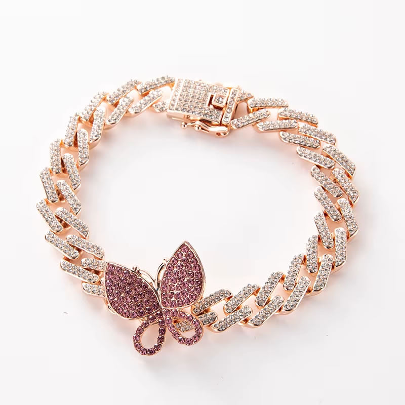 Diamond Butterfly Bracelet (Style II) for Women