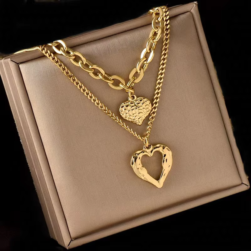 Angel Wings Love Necklace for Women – Gold