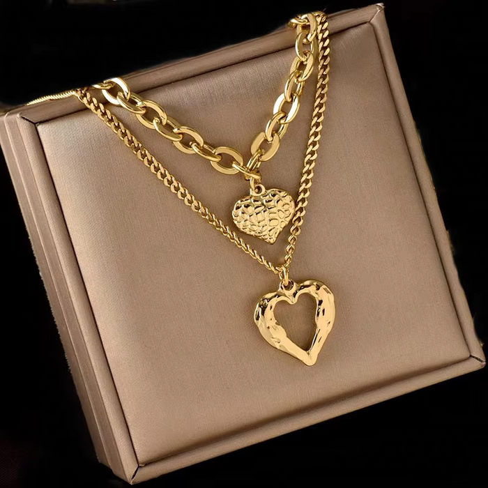 Angel Wings Love Necklace for Women – Gold