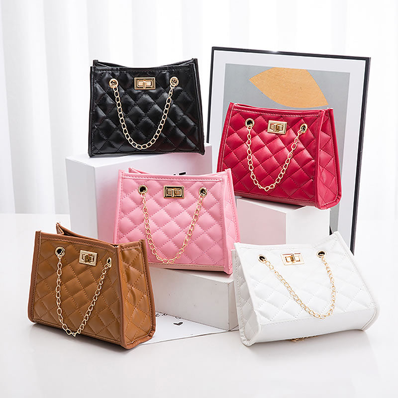 Chain Strap Messenger Fashion Handbag for Women – Black