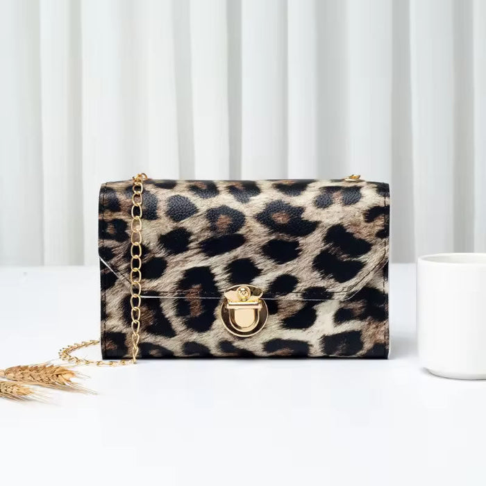 Chain Shoulder Crossbody Handbag for Women – Striped