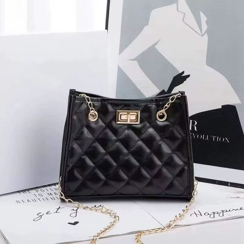 Chain Strap Messenger Fashion Handbag for Women – White