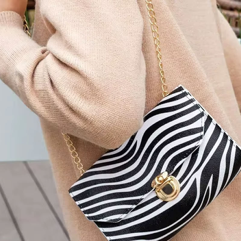 Chain Shoulder Crossbody Handbag for Women – Plaid