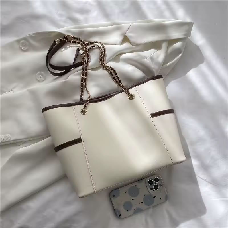 Luxury Chain Handbag for Women – White