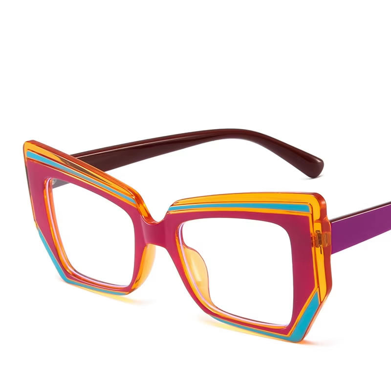 Colourful Retro Cat Eye Glasses for Women