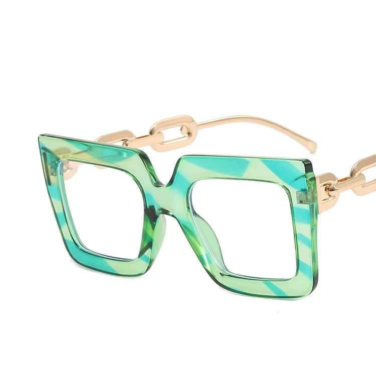 Oversized Bling Glasses for Women – Black