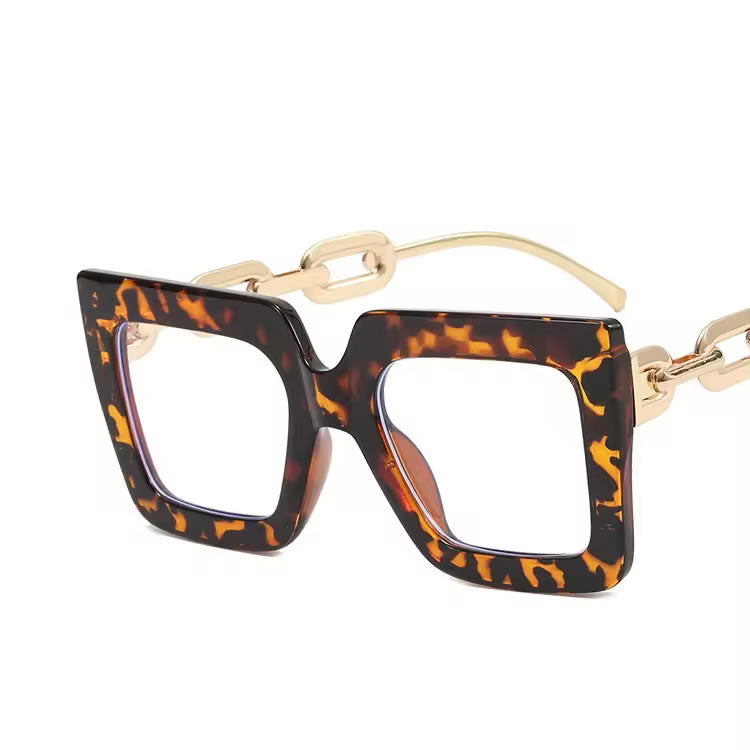 Oversized Bling Glasses for Women – Burgundy