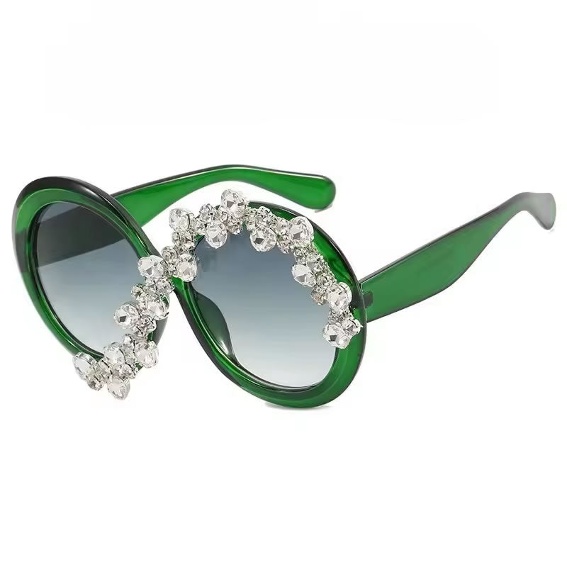 Round Diamond Sunglasses for Women