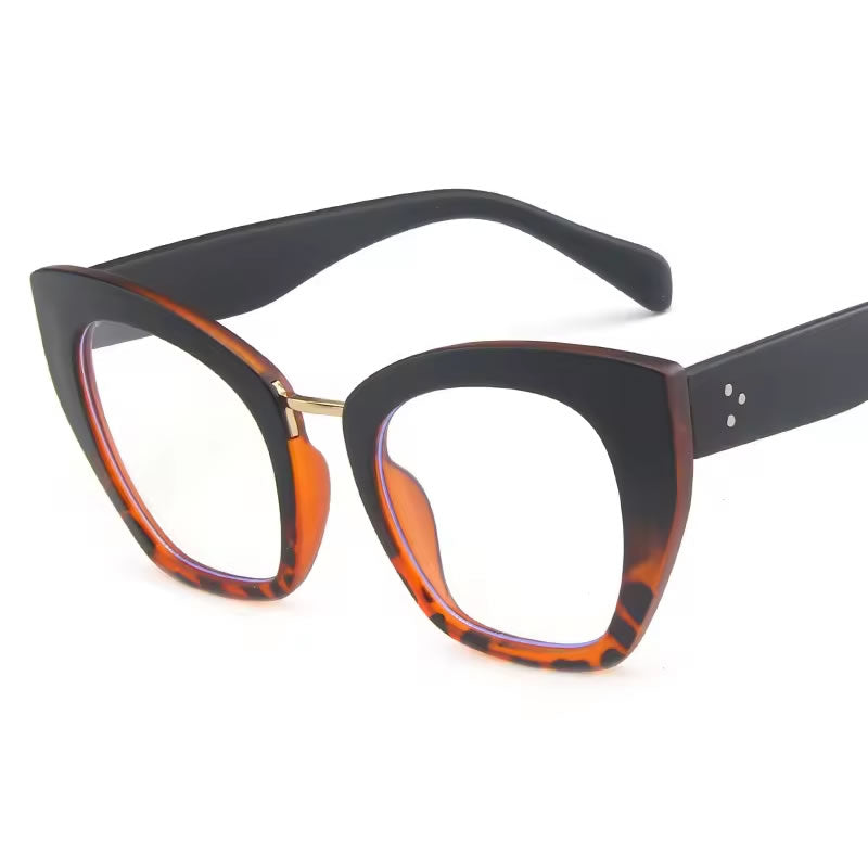 Oversized Cat Eye Glasses for Women – Brown