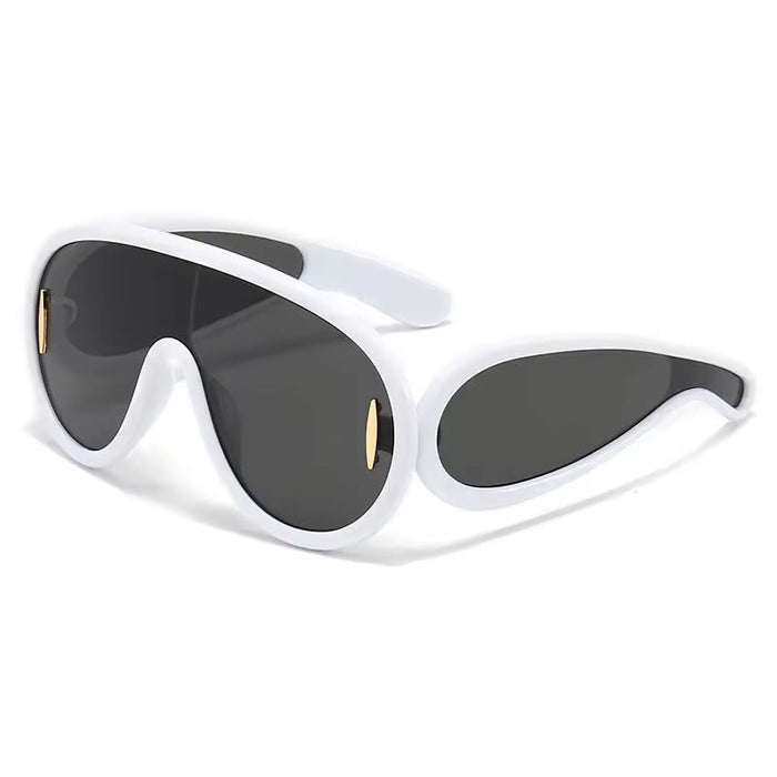 Oversized Futuristic Sunglasses for Women – Black