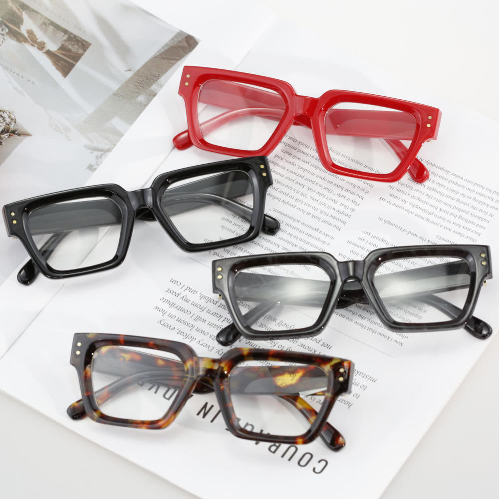 Thick Chunky Glasses for Women – Black
