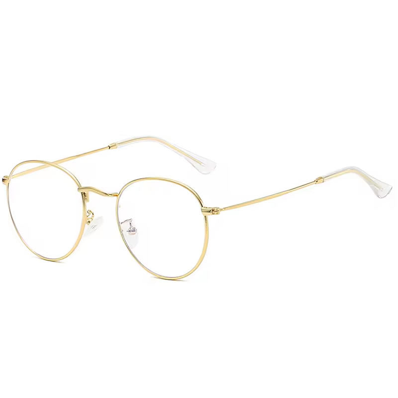 Classic Round Glasses for Women – Silver