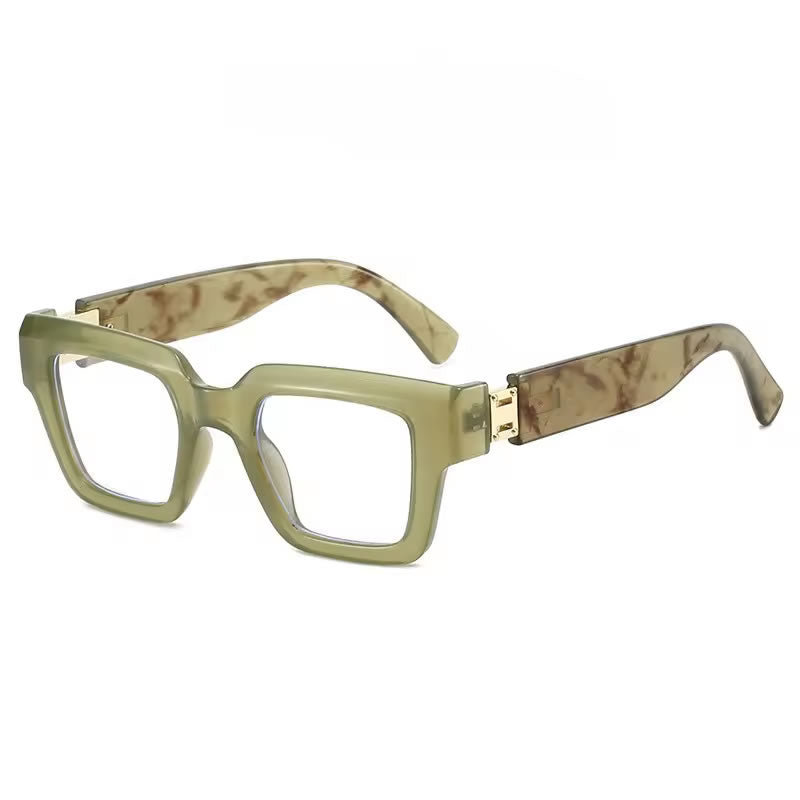Thick Square Glasses for Women – Brown
