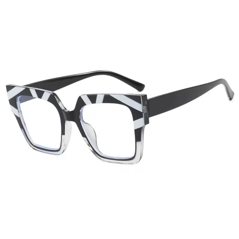 Trendy Square Glasses for Women – Purple