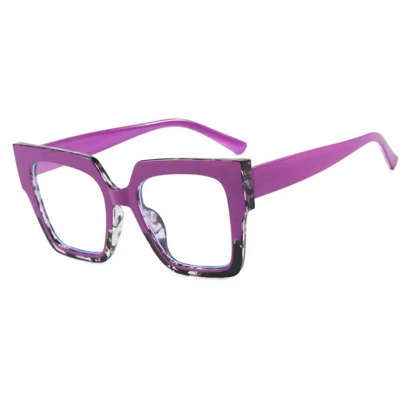 Trendy Square Glasses for Women – Brown