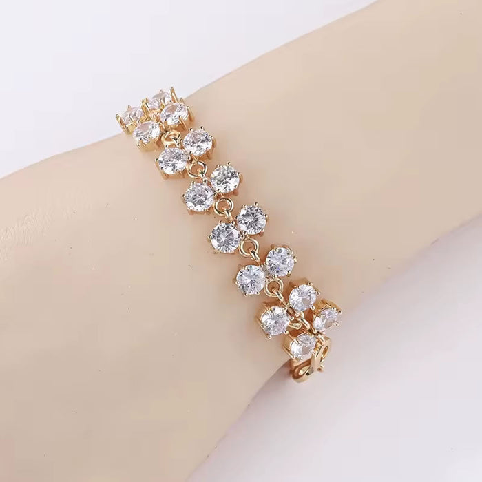 Luxury Diamond Gold Bracelet for Women – Gold